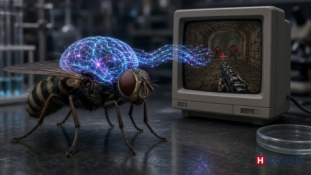 Google zmapoval mozog mušky a hneď ju hodil do Doomu