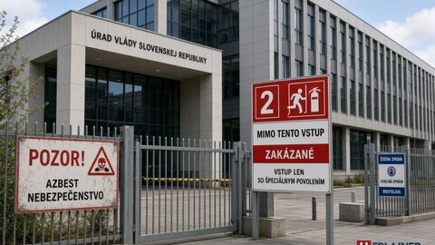 Azbest v centrále daniarov: Mimoriadny režim v Bratislave
