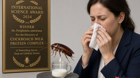 Ig Nobel ceny za mlieko švábov a fúkanie nosa