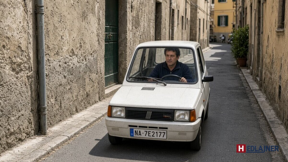 Mechanik premenil starý Fiat Panda na najtenšie auto sveta a získal Guinnessov rekord