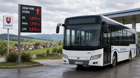 Vysoké ceny paliva dusia autobusovú dopravu