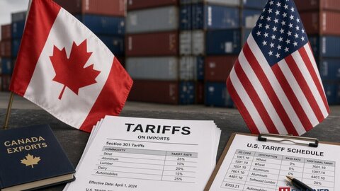 Kanada zasiahla USA odvetnými clami za takmer 20 miliárd dolárov
