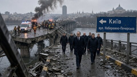 Rusko opäť zasiahlo Kyjev, Merz prisľúbil Ukrajine ďalšiu podporu