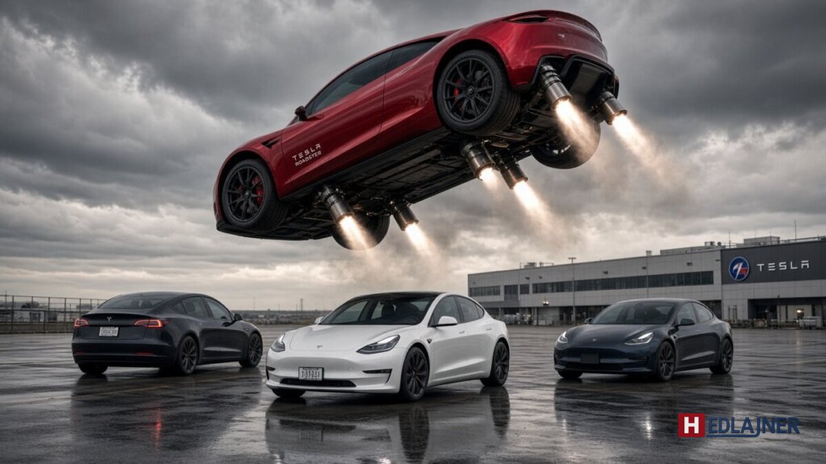 Tesla sa rozhodla, že cesty sú pre slabochov. Lietajúci Roadster už lieta, len po nich nesmie
